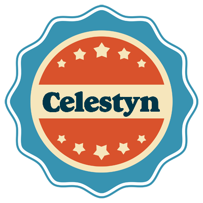 Celestyn labels logo