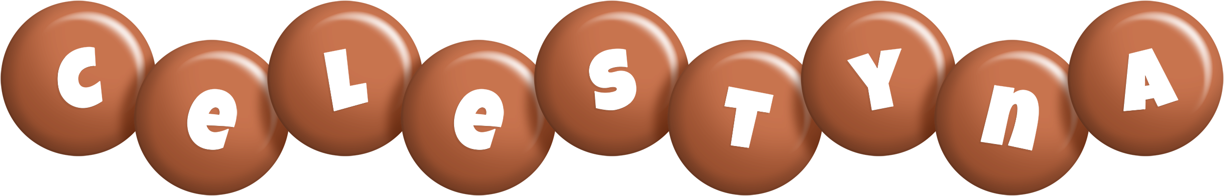 Celestyna candy-brown logo