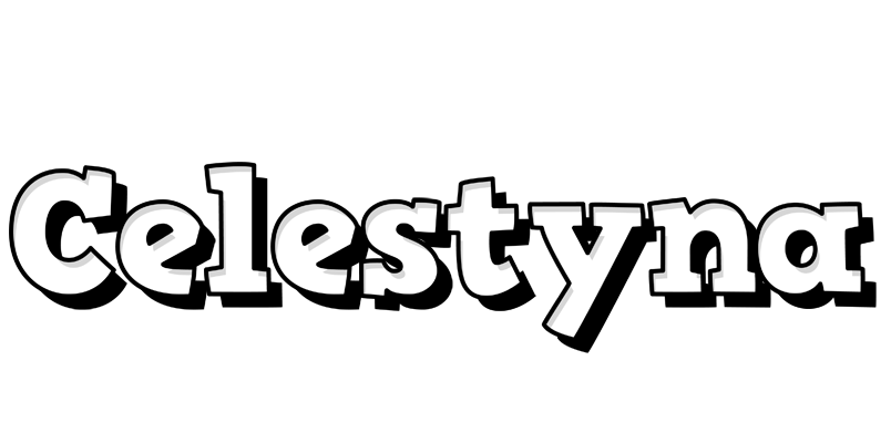 Celestyna snowing logo