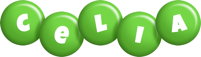 Celia candy-green logo
