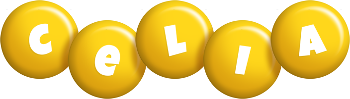 Celia candy-yellow logo