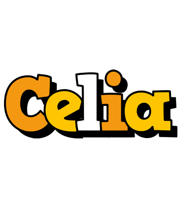 Celia cartoon logo