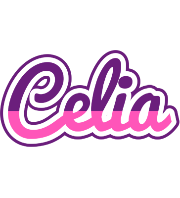 Celia cheerful logo