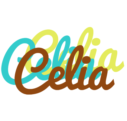 Celia cupcake logo