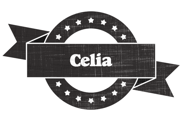Celia grunge logo