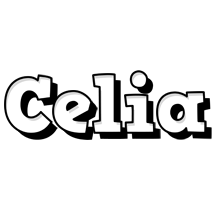 Celia snowing logo