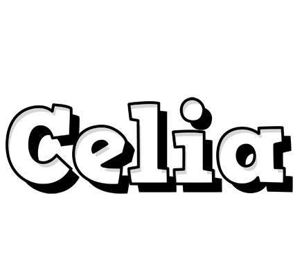 Celia snowing logo
