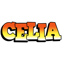 Celia sunset logo
