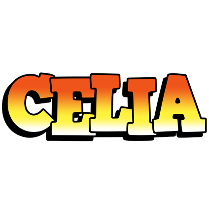 Celia sunset logo