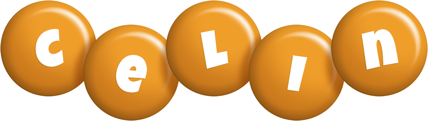 Celin candy-orange logo