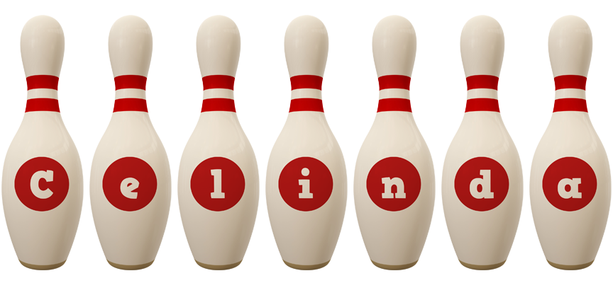 Celinda bowling-pin logo
