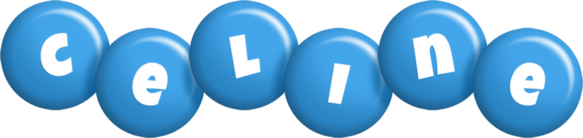 Celine candy-blue logo
