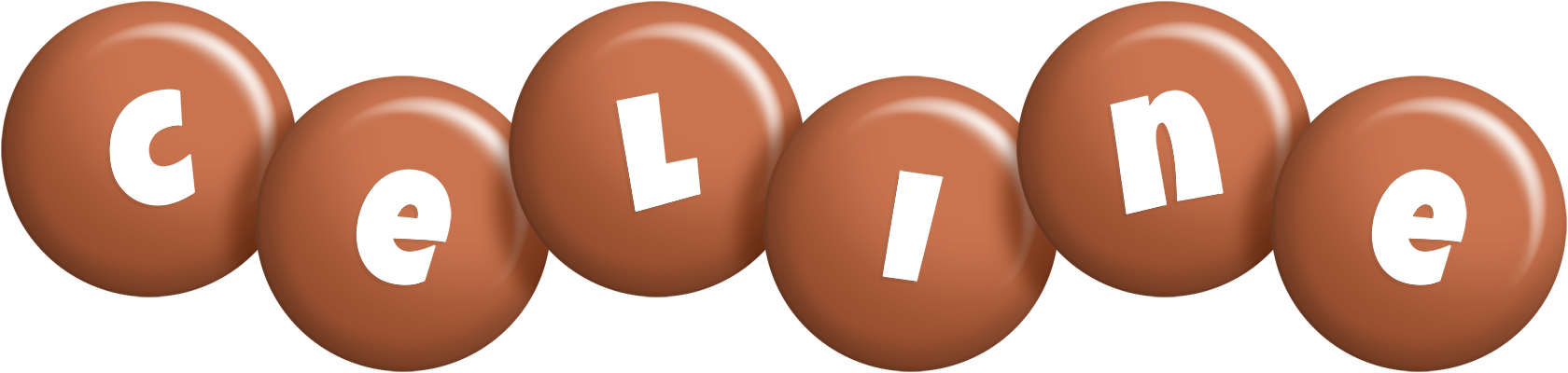 Celine candy-brown logo