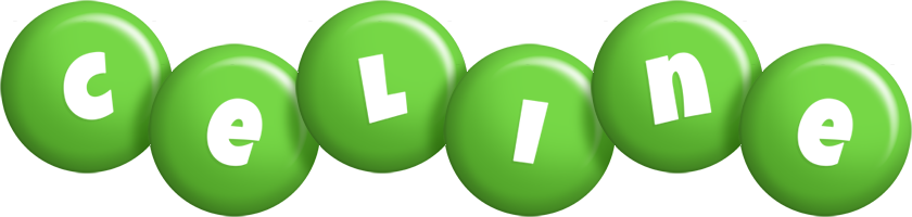 Celine candy-green logo