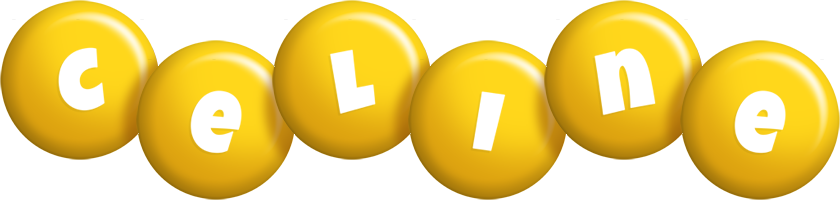 Celine candy-yellow logo