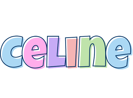 Celine pastel logo