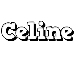 Celine snowing logo