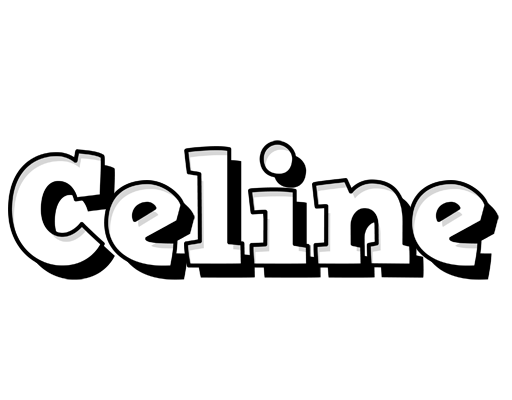 Celine snowing logo