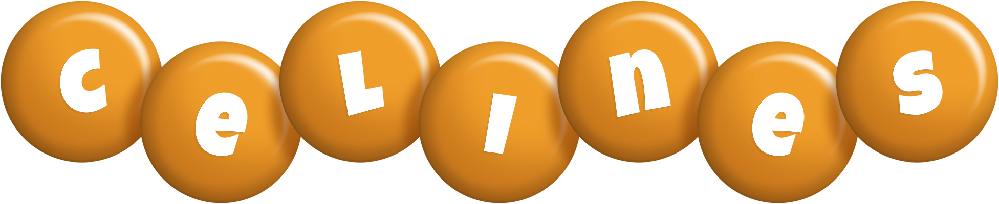 Celines candy-orange logo