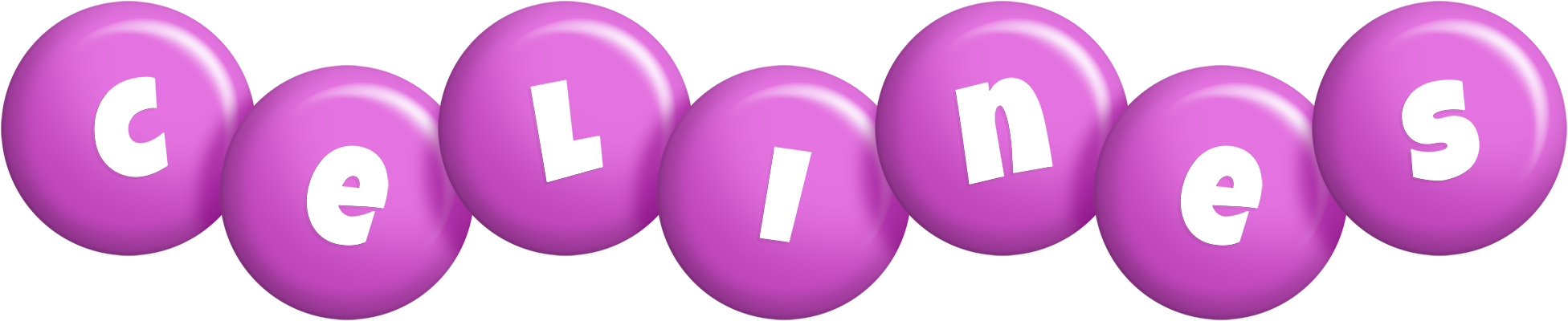 Celines candy-purple logo