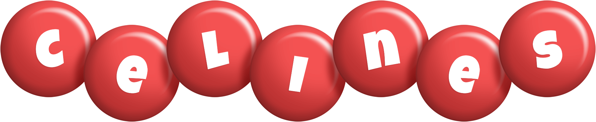 Celines candy-red logo