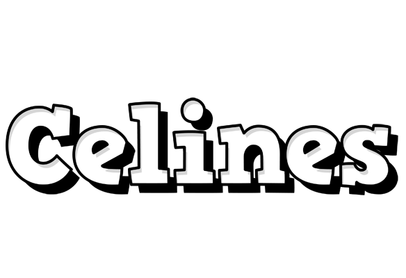Celines snowing logo