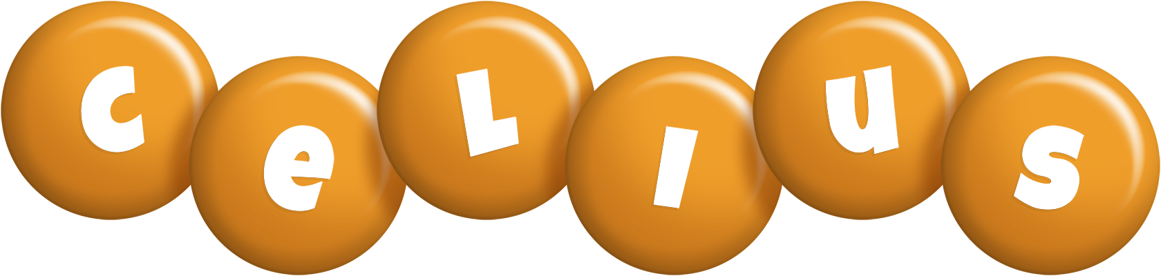 Celius candy-orange logo