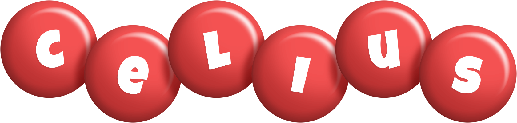 Celius candy-red logo