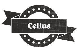 Celius grunge logo