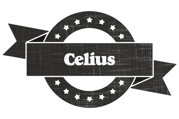 Celius grunge logo