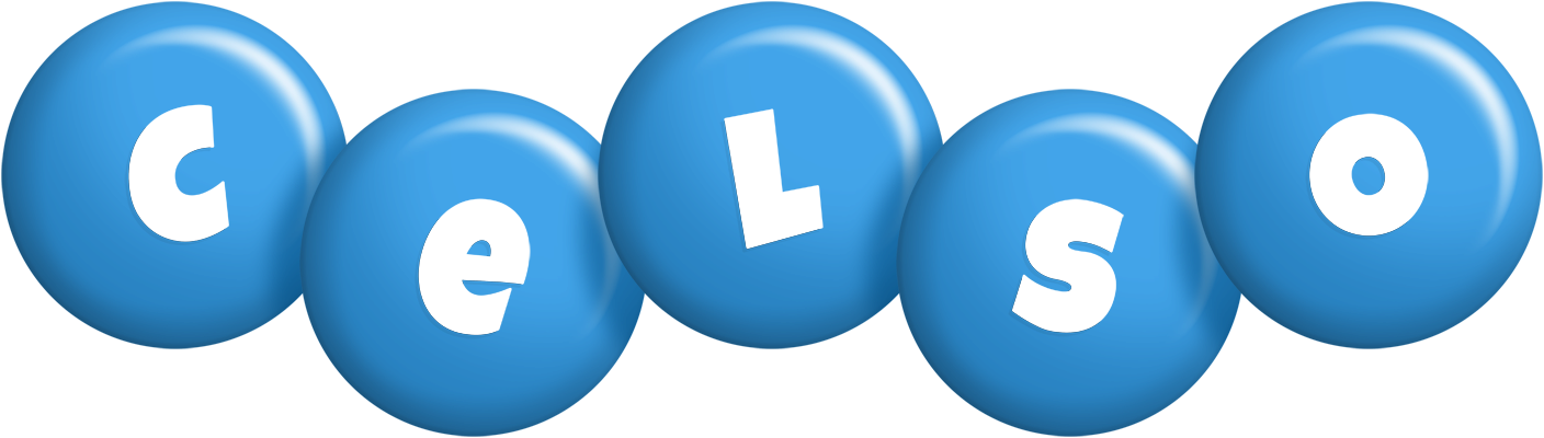 Celso candy-blue logo