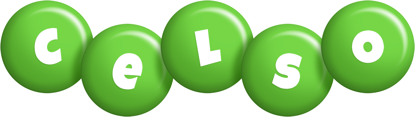 Celso candy-green logo