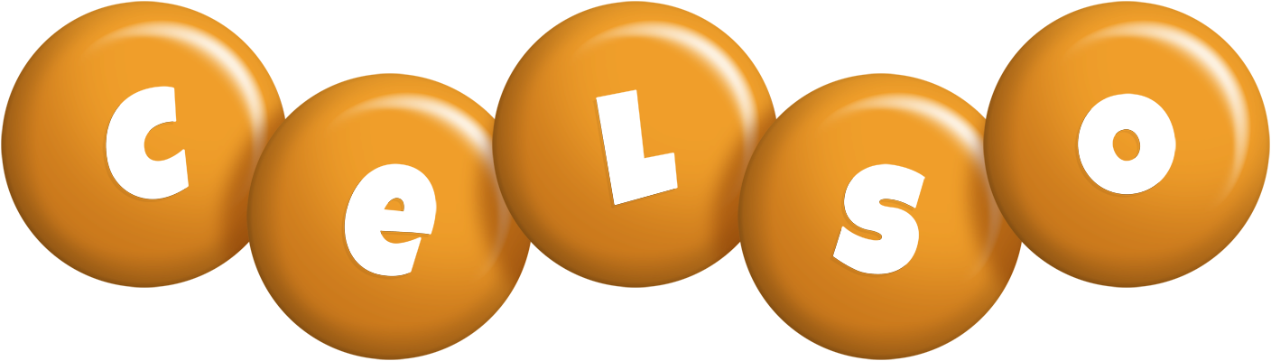 Celso candy-orange logo