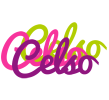 Celso flowers logo