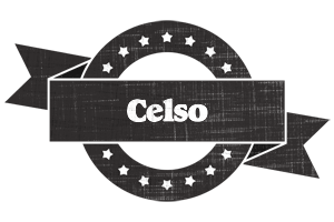 Celso grunge logo