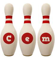 Cem bowling-pin logo
