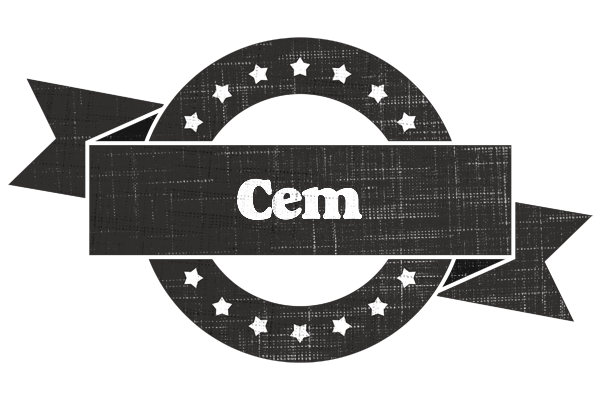 Cem grunge logo