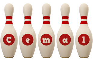 Cemal bowling-pin logo