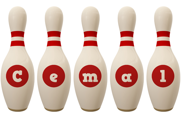 Cemal bowling-pin logo