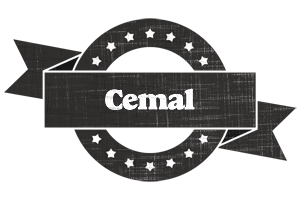 Cemal grunge logo