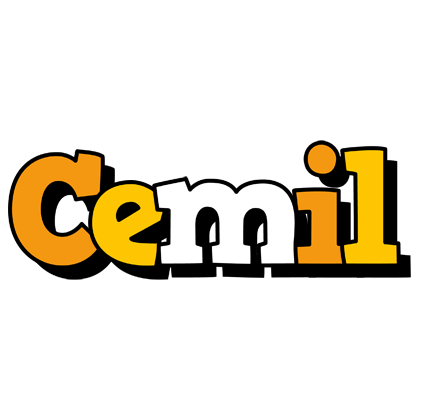 Cemil cartoon logo