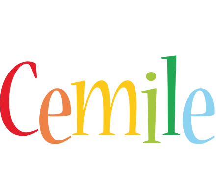Cemile birthday logo