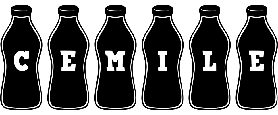 Cemile bottle logo