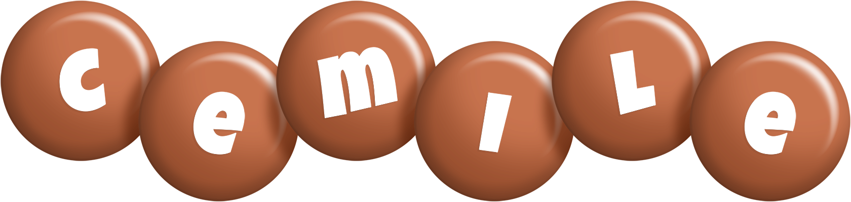 Cemile candy-brown logo