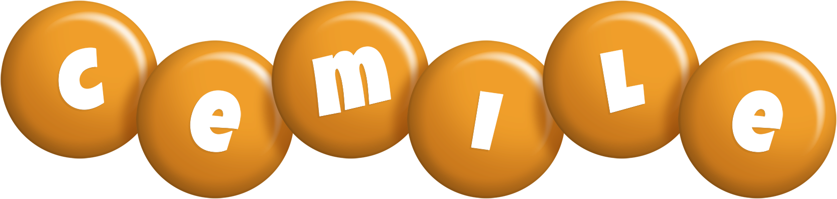 Cemile candy-orange logo
