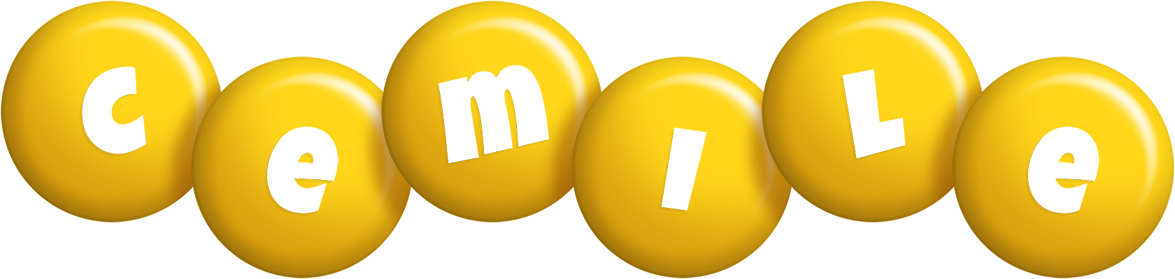 Cemile candy-yellow logo