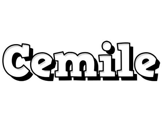 Cemile snowing logo