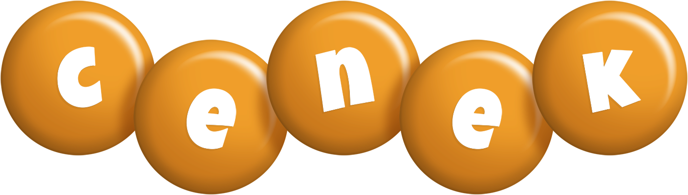 Cenek candy-orange logo