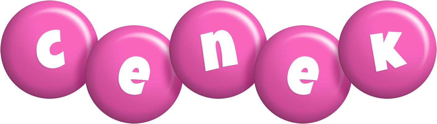 Cenek candy-pink logo