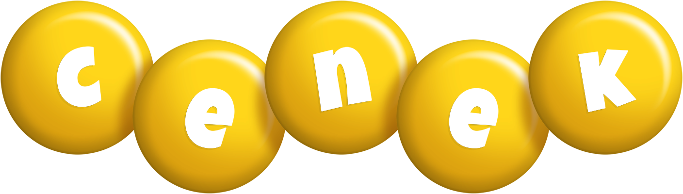 Cenek candy-yellow logo